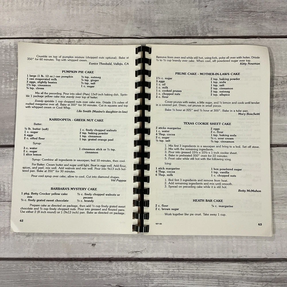 Lilac Remembers Cookbook Oakland Children's Hospital 1993 California Recipes